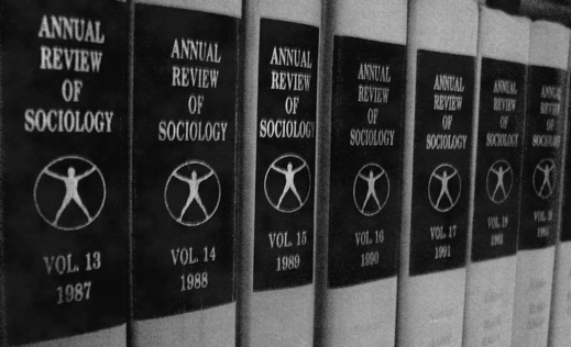 Multiple volumes of the "Annual Review of Sociology."