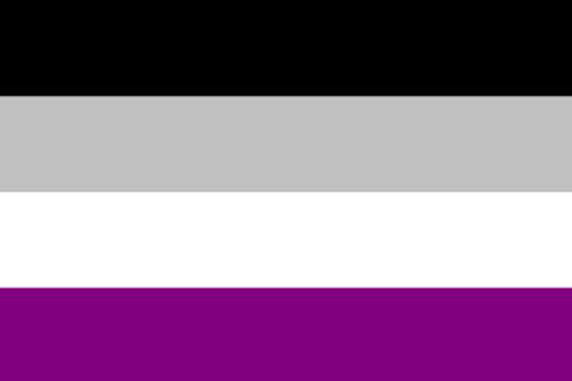 The asexuality flag.