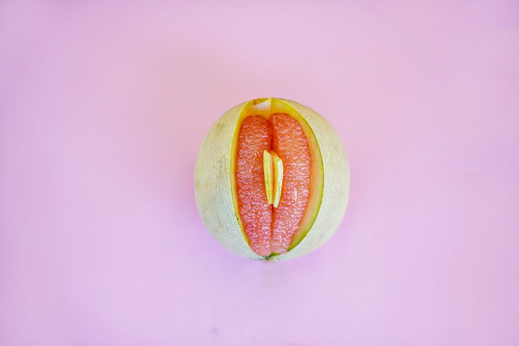 A melon that resembles a vulva.