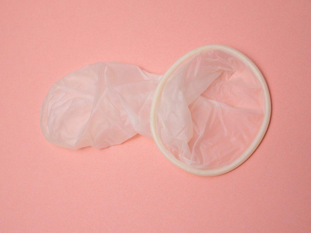 An internal condom.