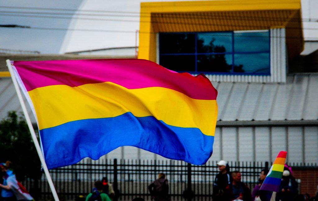 A pansexual flag.