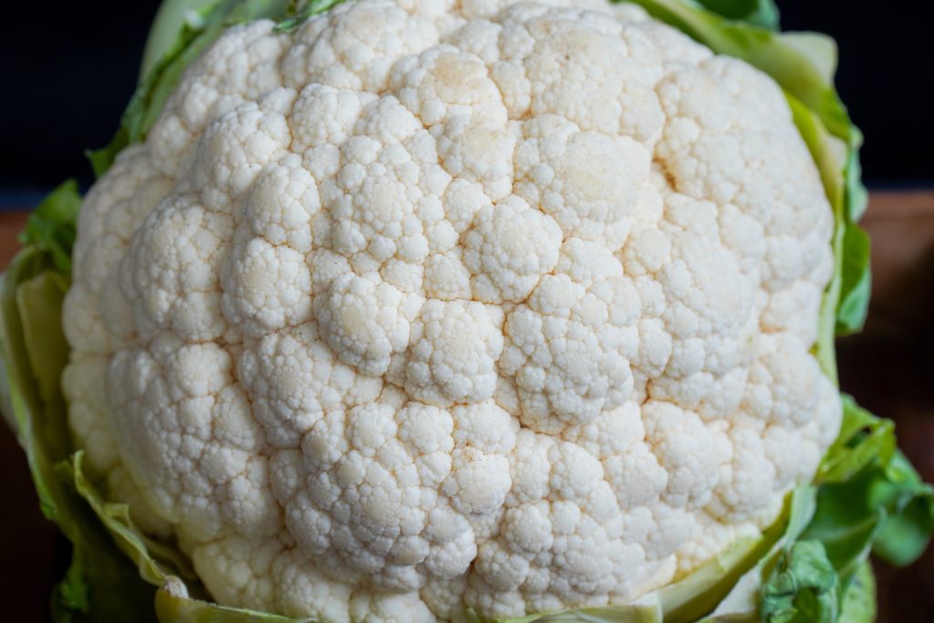 A head of cauliflower. 